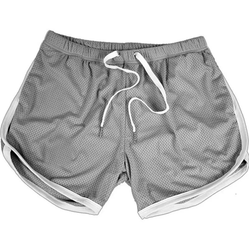Running Shorts Men Gym Fitness Training  Quick Dry Beach Short Pants Male Summer Sports Workout Fitness Bottoms 2020 New
