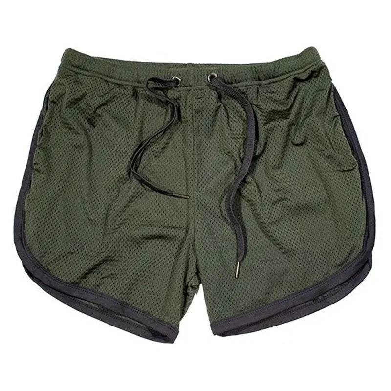 Running Shorts Men Gym Fitness Training  Quick Dry Beach Short Pants Male Summer Sports Workout Fitness Bottoms 2020 New