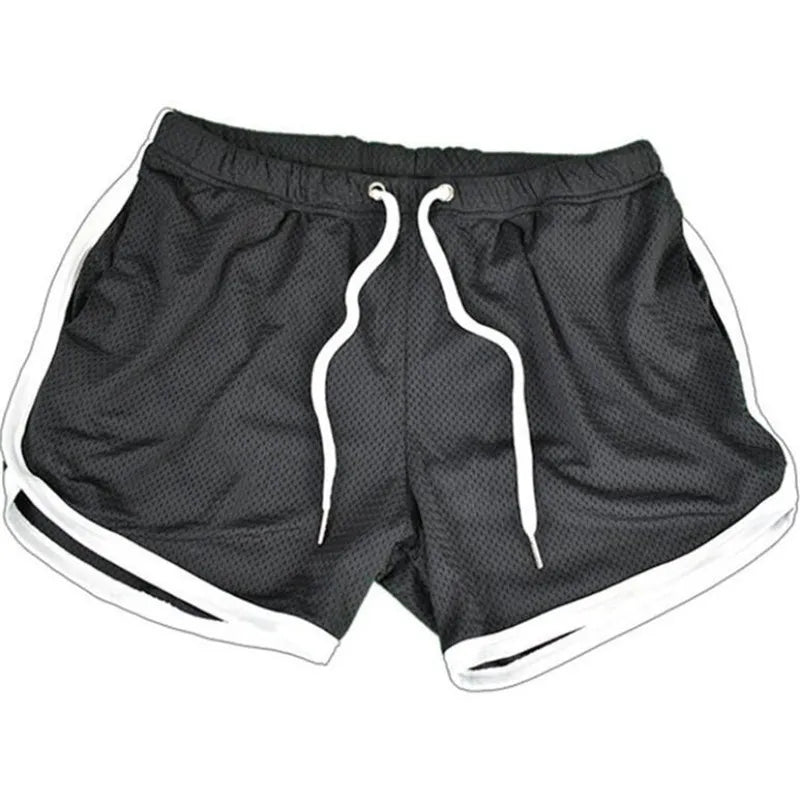 Running Shorts Men Gym Fitness Training  Quick Dry Beach Short Pants Male Summer Sports Workout Fitness Bottoms 2020 New