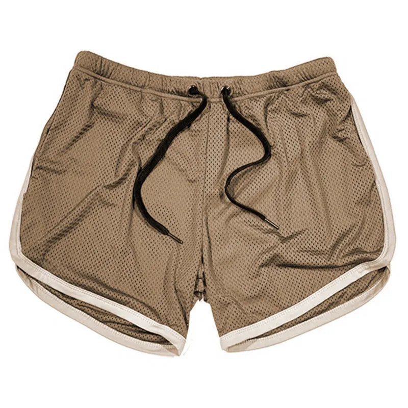 Running Shorts Men Gym Fitness Training  Quick Dry Beach Short Pants Male Summer Sports Workout Fitness Bottoms 2020 New