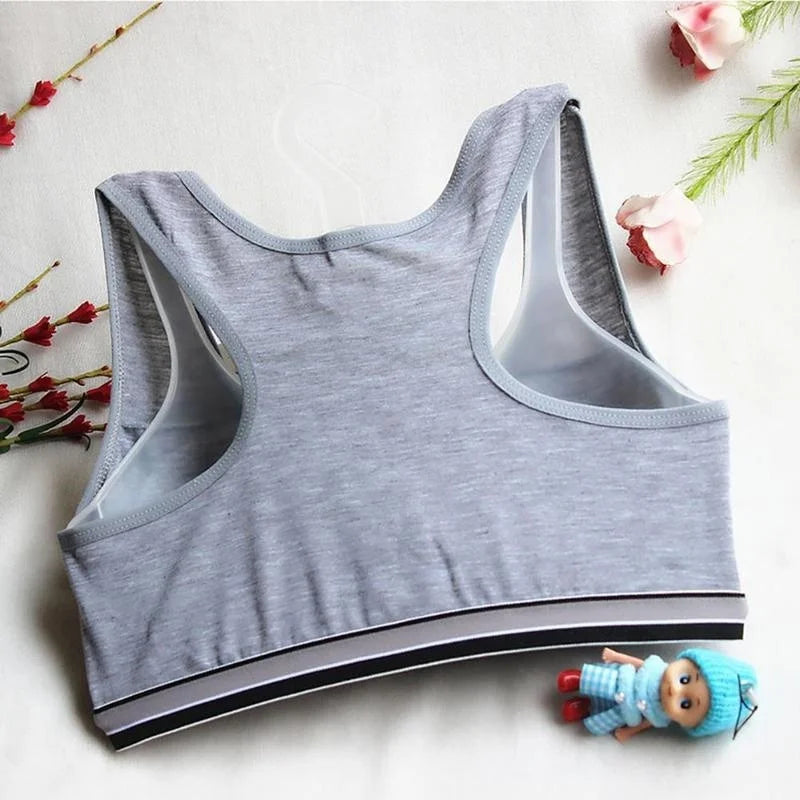 Teenagers Student Lingerie Brassiere Sport Maiden Girl Comfy Underwear Bra Girl Teen Top Sport Bras Sports Bra for Women Gym